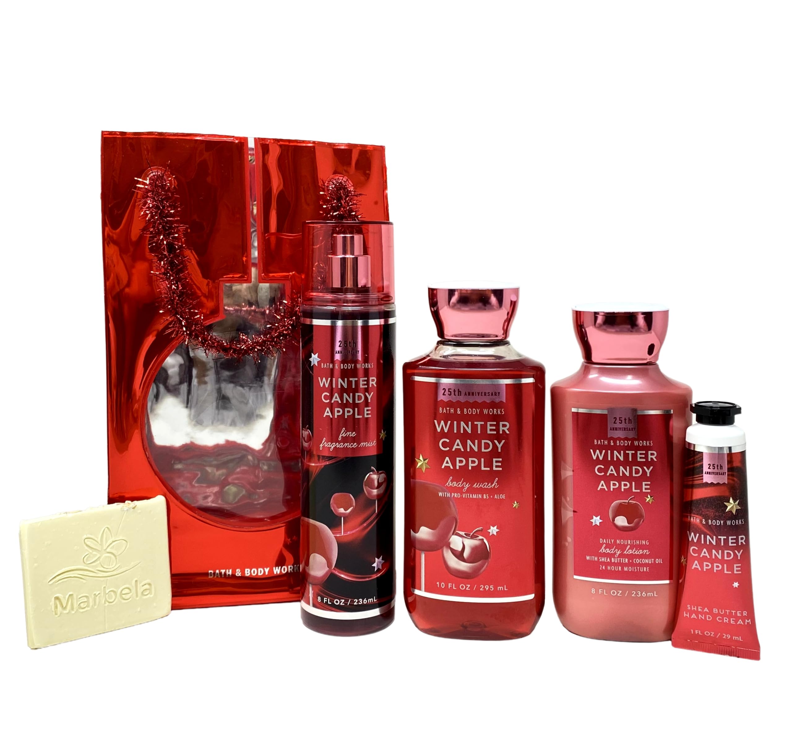 Amazon.com : Bath & Body Works Winter Candy Apple Deluxe Gift Bag